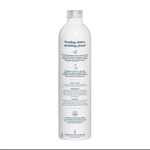 New 16 fl oz Grove Co. Ultimate Dish Soap - Picture 2 of 3